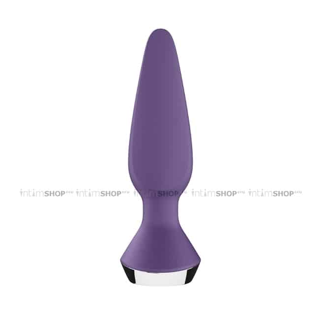 Анальная вибропробка Satisfyer Plug-ilicious 1, фиолетовый - фото 5