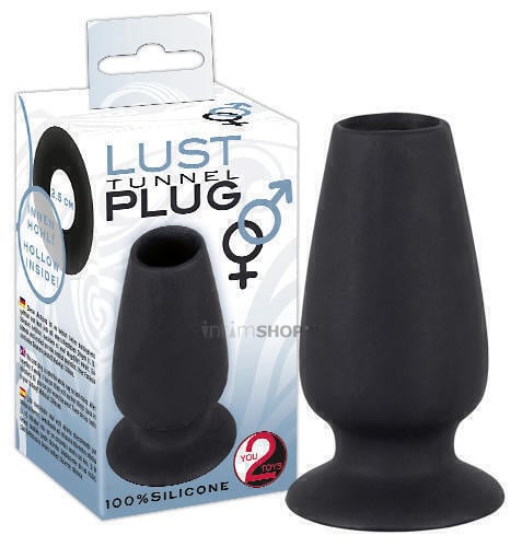 Анальный тоннель Lust Tunnel Plug Orion черный от IntimShop