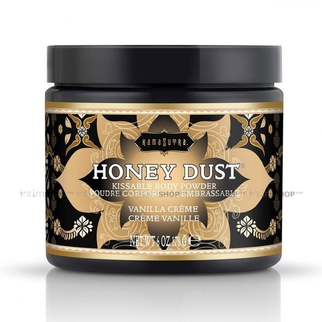 Ароматная пудра для тела KamaSutra Honey Dust Body Powder ванильный крем, 170 г - фото 1