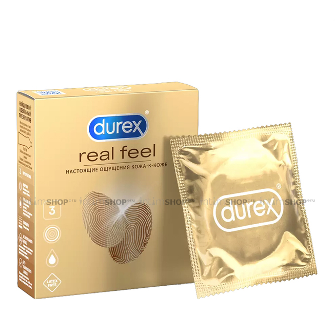 Презервативы Durex RealFeel, 3 шт - фото 1