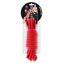 Бондажная веревка для шибари Scala из хлопка 5м., красный