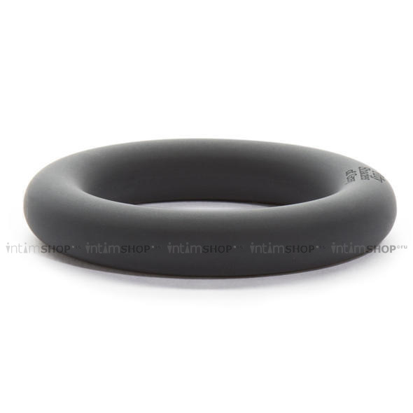 Эрекционное кольцо A Perfect O-Fifty Shades of Grey Silicone Cock Ring, черный - фото 4
