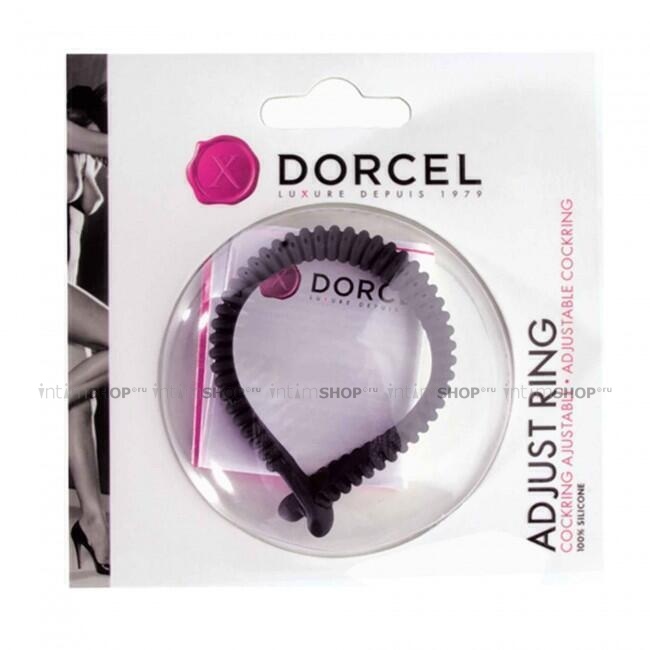 Эрекционное кольцо Dorcel Adjust Pleasure, черный - фото 2