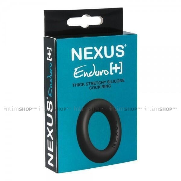 Эрекционное кольцо Nexus Enduro+, черное - фото 2