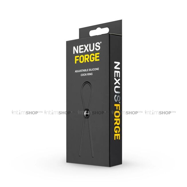 Эрекционное кольцо-лассо Nexus Forge, черное - фото 2