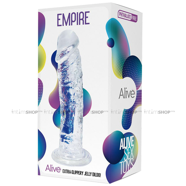 Фаллоимитатор Adrien Lastic Alive Empire 19.3 см, бесцветный - фото 2