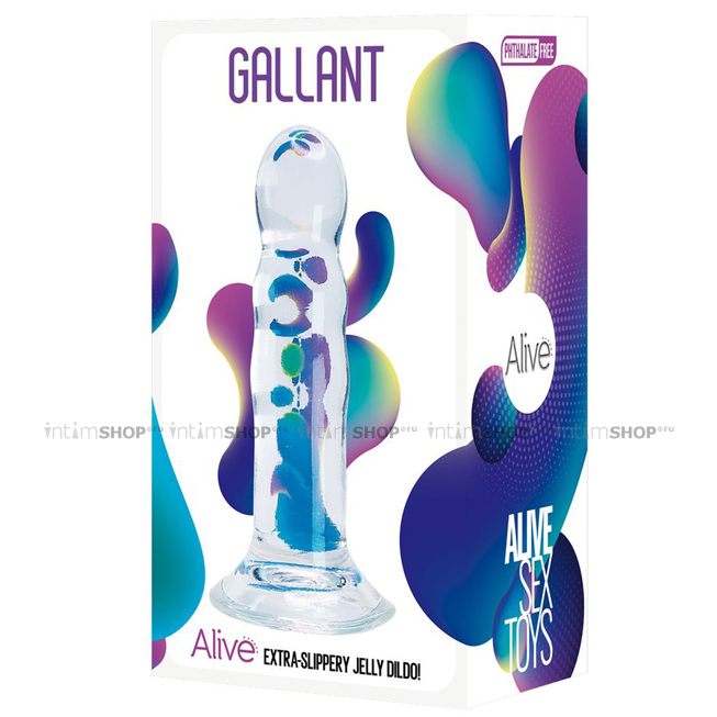 Фаллоимитатор Adrien Lastic Alive Gallant 16 см, бесцветный - фото 2