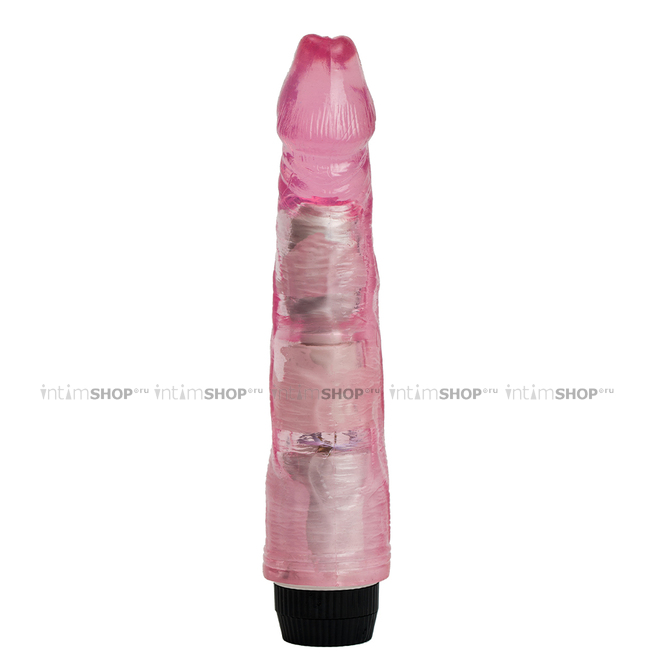 Фаллоимитатор с вибрацией 4sexdream 22.5 см, розовый - фото 1
