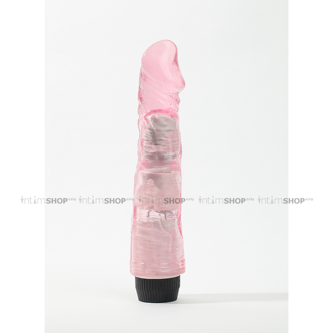 Фаллоимитатор с вибрацией 4sexdream 22.5 см, розовый - фото 3