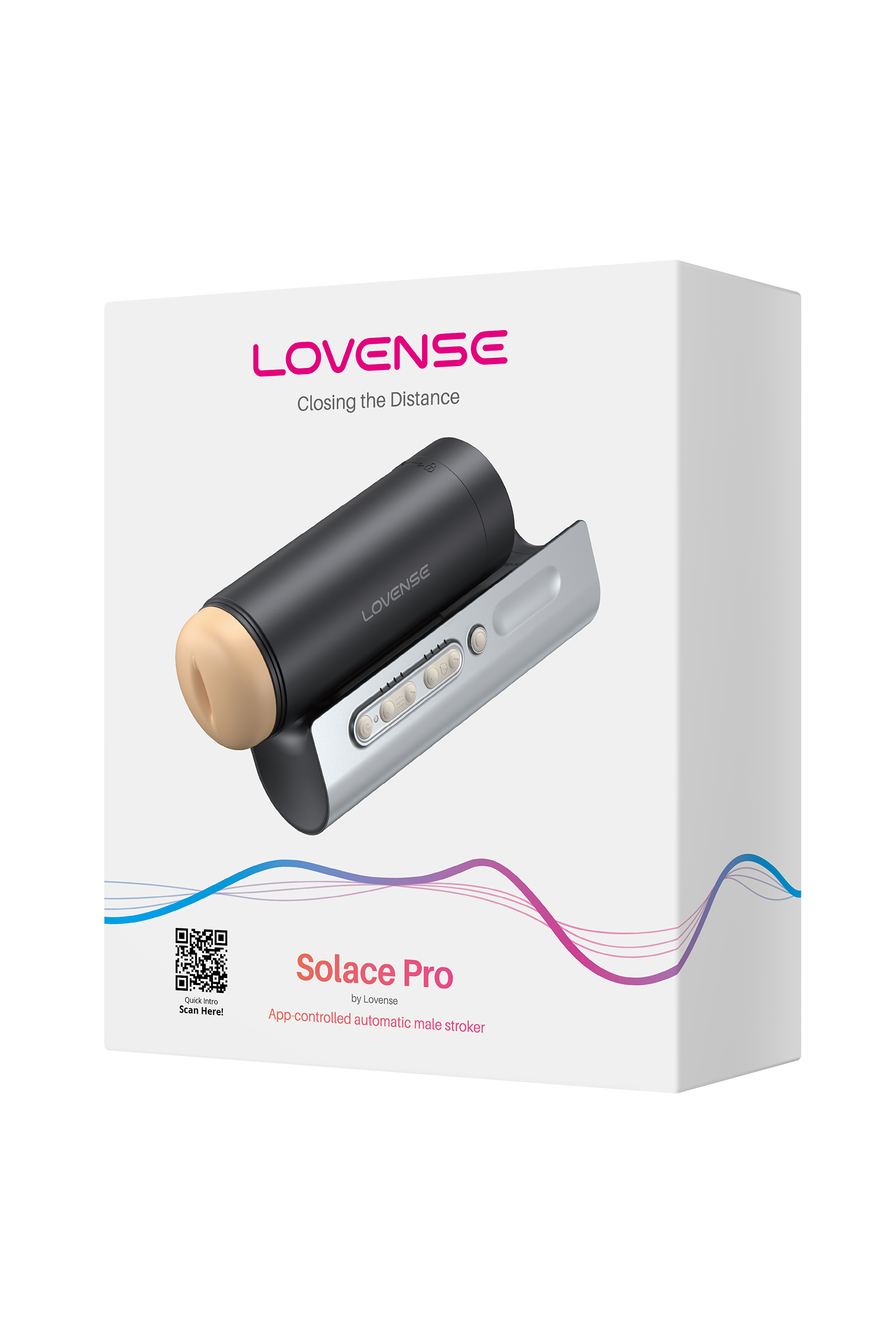 Фрикционный мастурбатор Lovense Solace Pro, черный