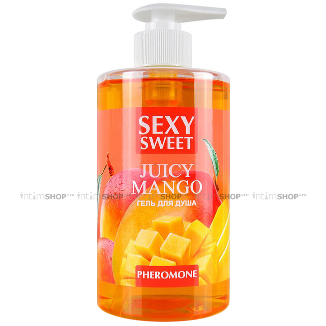 Гель для душа с феромонами Bioritm Sexy Sweet Сочное манго, 430 мл - фото 1