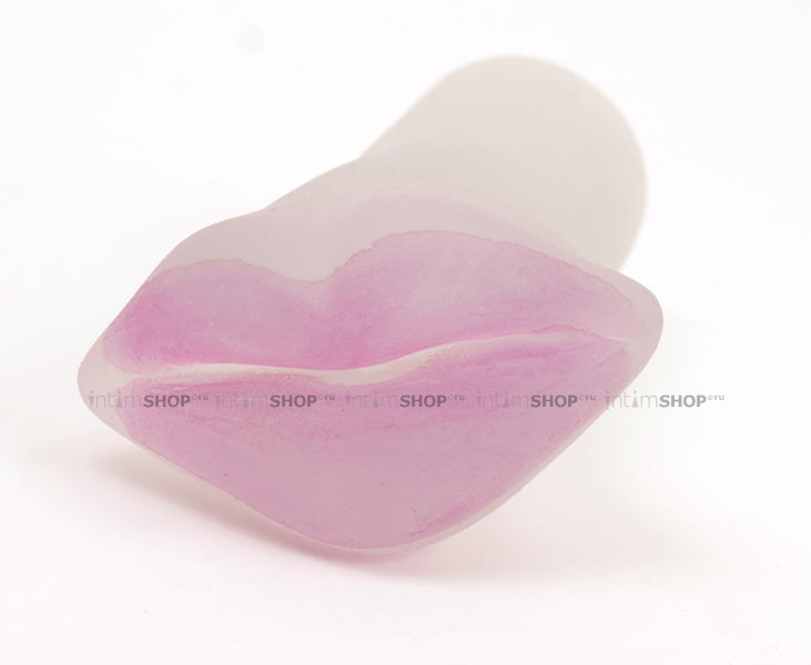 Мастурбатор-ротик Doc Johnson Blush ULTRASKYN™ Hot Lips Stroker, бесцветный с розовыми губами - фото 6