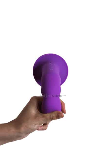 Фалломитатор с вибрацией Adrien Lastic Hitsens 3 18.2 см, фиолетовый - фото 5