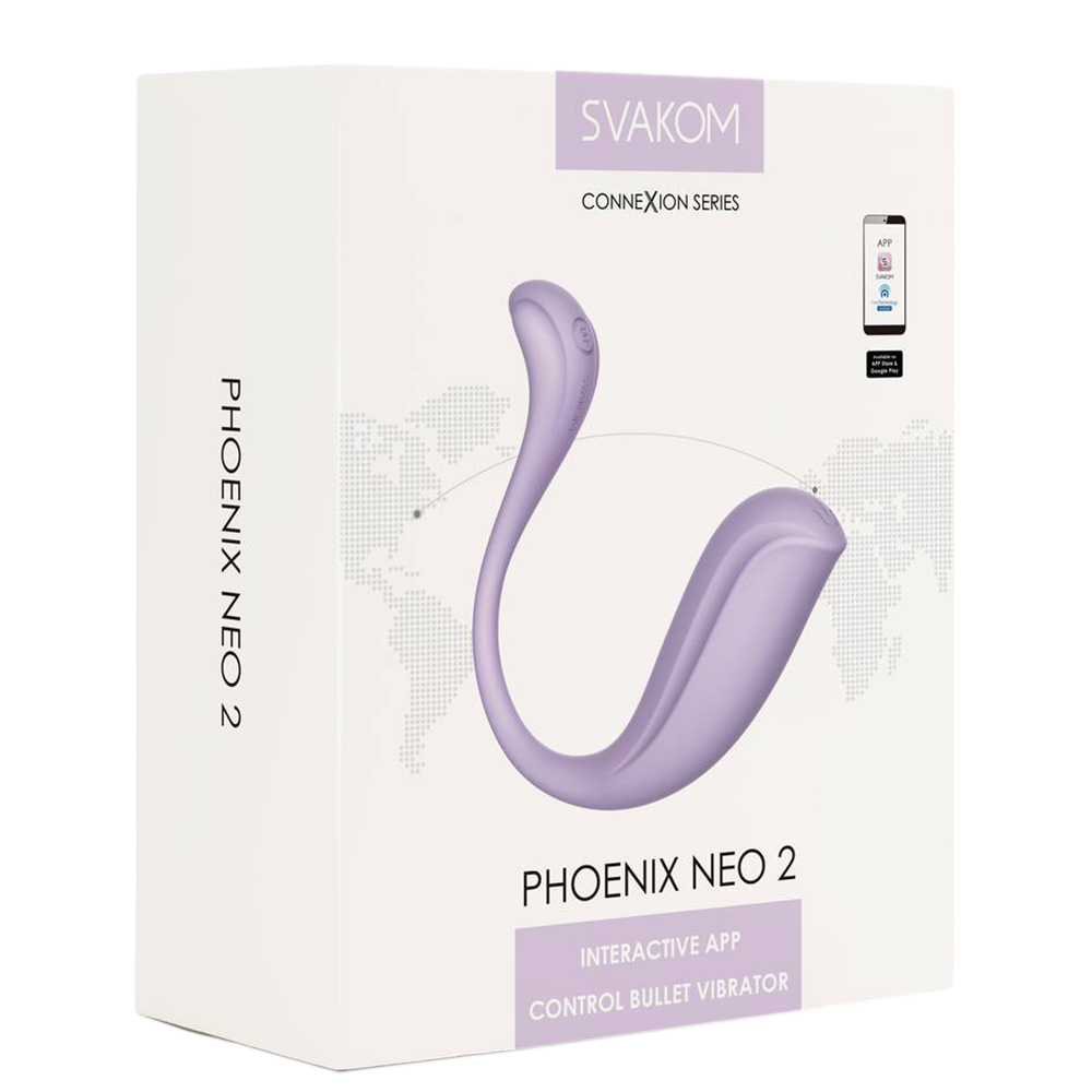 Интерактивный вибратор Svakom Phoenix Neo 2, сиреневый