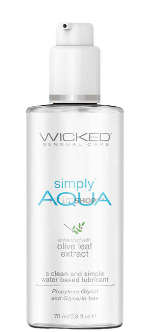 

Лубрикант Wicked Simply Aqua на водной основе, 70 мл