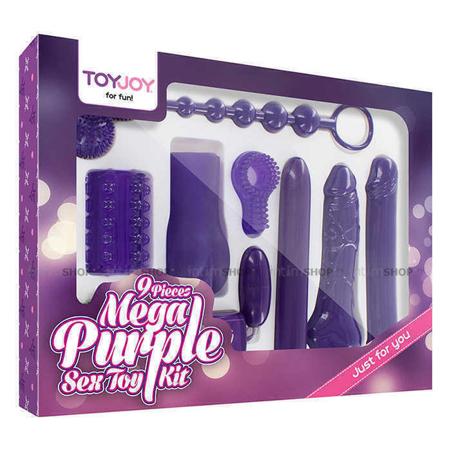 Набор секс-игрушек Toy Joy Mega фиолетовый, 9 шт - фото 2