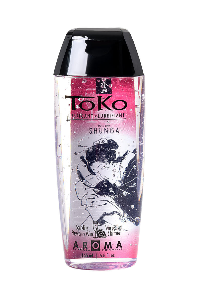Оральный лубрикант Shunga Toko Aroma Клубника с шампанским на водной основе, 165 мл