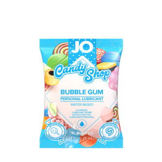 Оральный лубрикант System JO Candy Shop Фруктовая жвачка на водной основе, 5 мл