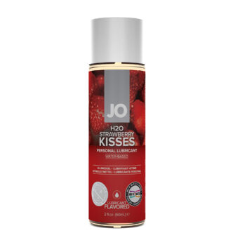 Оральный лубрикант System JO H2O Flavored Клубничные поцелуи на водной основе, 60 мл