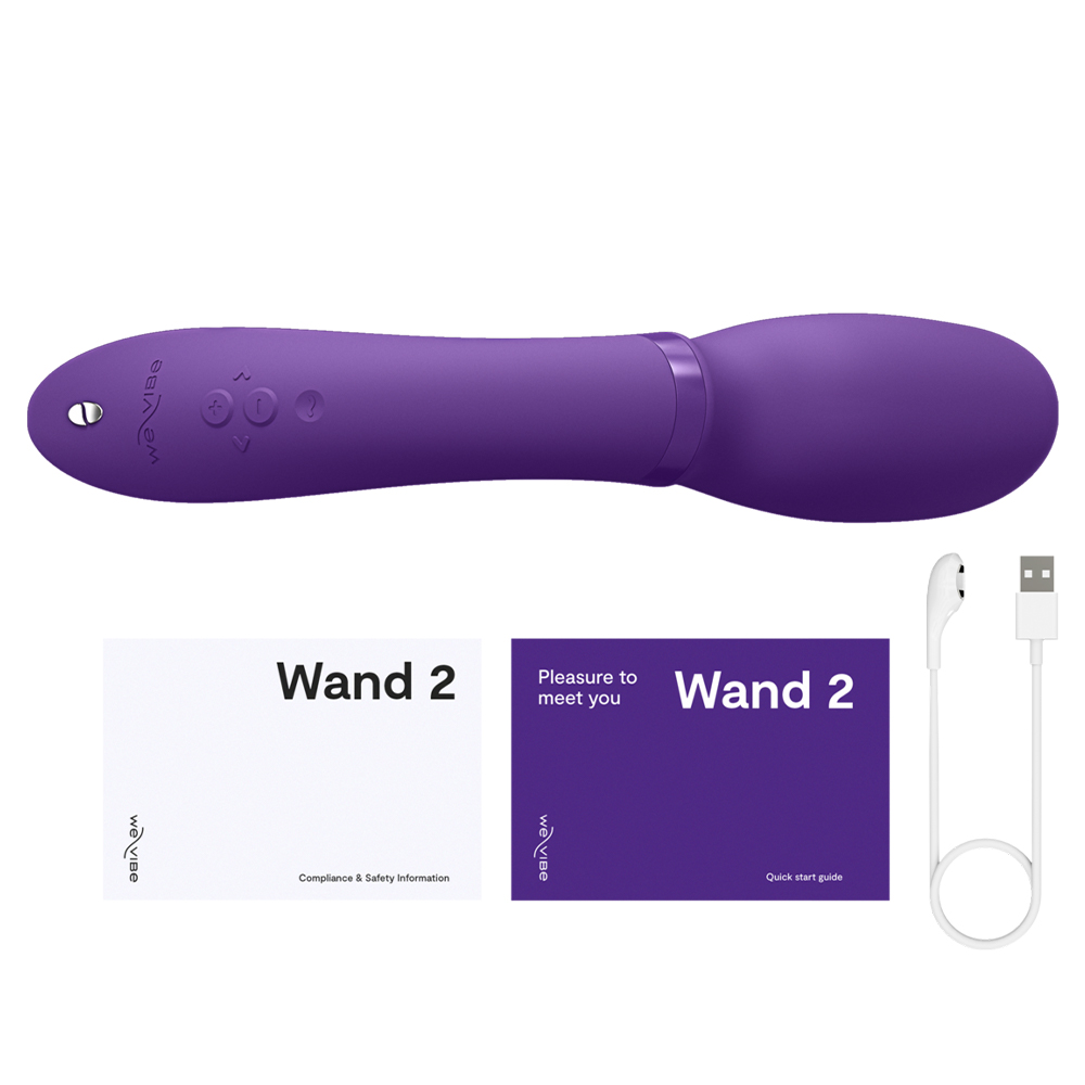 Вибромассажер We-Vibe Wand 2, фиолетовый