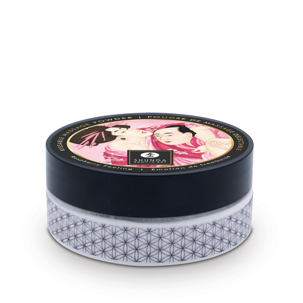 Съедобная массажная пудра Shunga Kissable Massage Powder Малина, 75 г