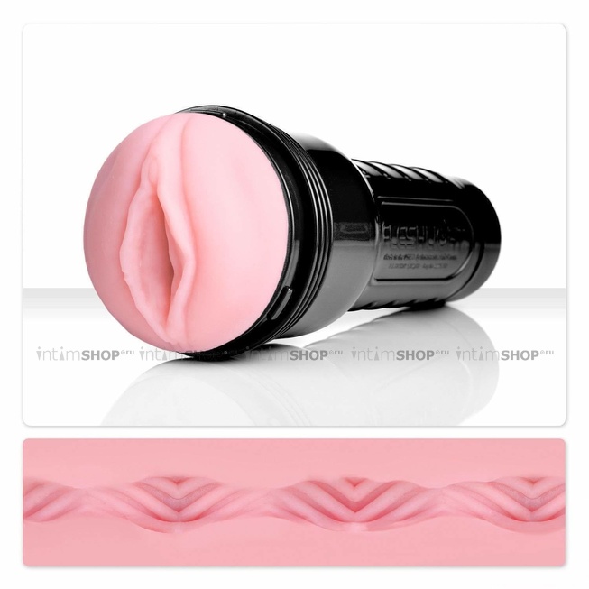 Мастурбатор-вагина Fleshlight Pink Lady Vortex, розовый - фото 1