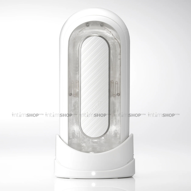 Мастурбатор Tenga Flip Zero Gravity с вибрацией, белый - фото 6