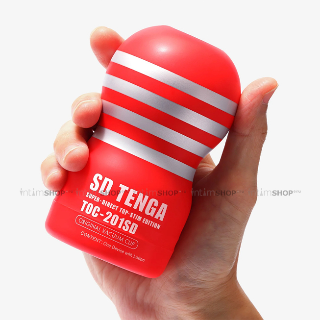 Мастурбатор Tenga Original Vacuum Cup SD, красный - фото 3