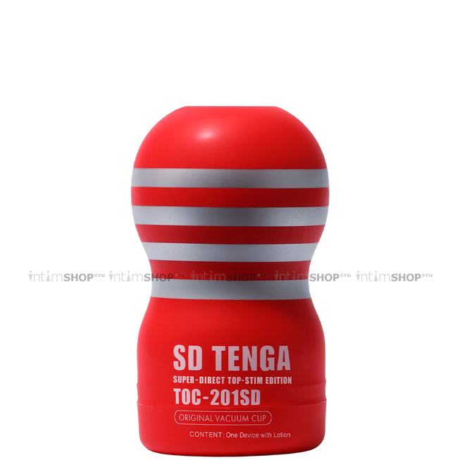 Мастурбатор Tenga Original Vacuum Cup SD, красный - фото 1