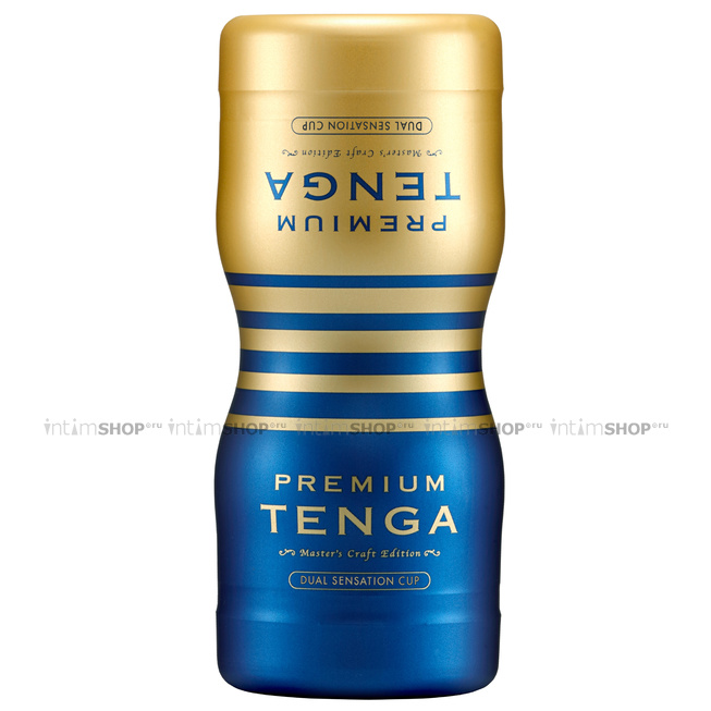 

Двухсторонний мастурбатор Tenga Premium Dual Sensation Cup, белый