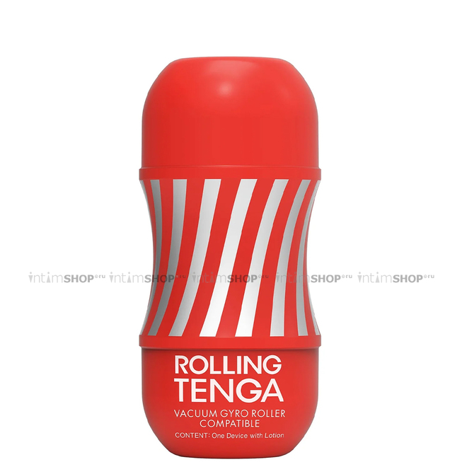 Мастурбатор Tenga Rolling Cup для Vacuum Gyro Roller, красный - фото 1