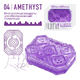 Мастурбатор Tenga Uni 04 Amethyst, фиолетовый