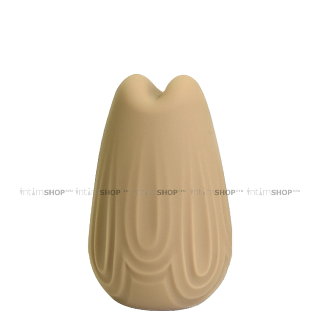 Мини-вибратор CNT Clit Magic Vase, жёлтый - фото 1