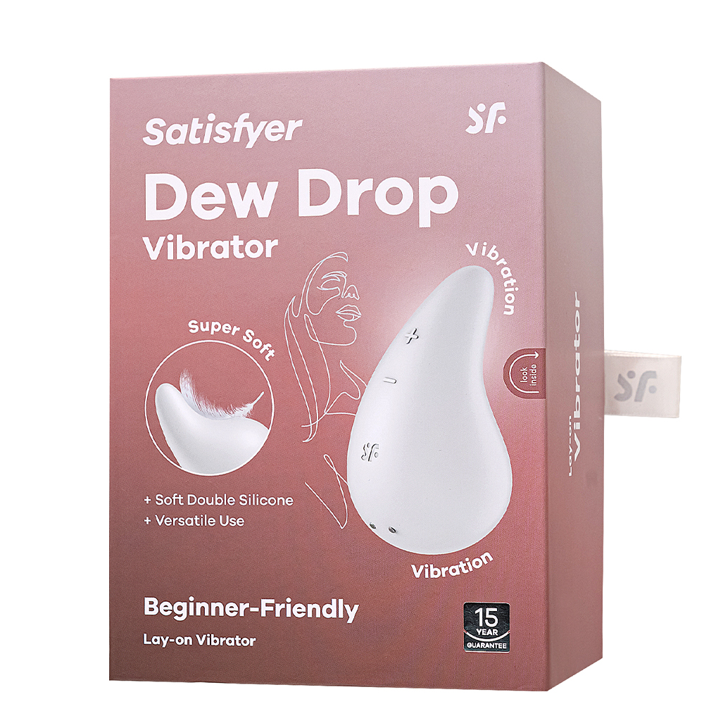  Мини-вибратор Satisfyer Dew Drop, белый