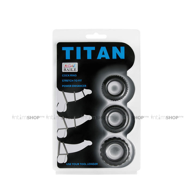 Набор эреционных колец Titan от IntimShop