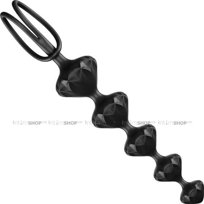 Набор анальных стимуляторов Satisfyer Beads 2 шт, черный - фото 6