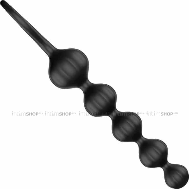 Набор анальных стимуляторов Satisfyer Beads 2 шт, черный - фото 9