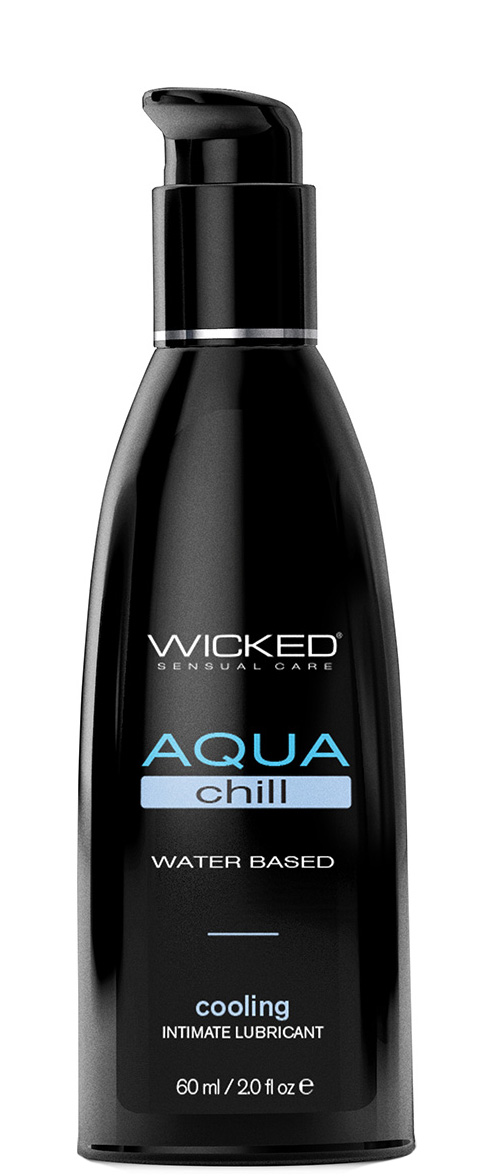 Охлаждающий лубрикант Wicked Aqua Chill на водной основе, 60 мл