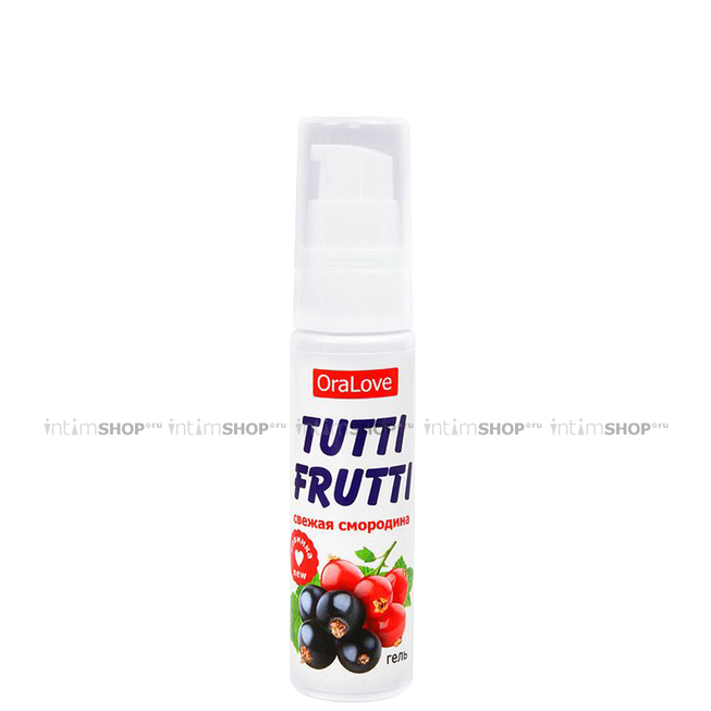 Оральная смазка Биоритм Tutti-Frutti Свежая смородина, 30 мл - фото 1