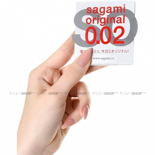 Полиуретановые презервативы Sagami Original 0.02, 1шт - фото 2