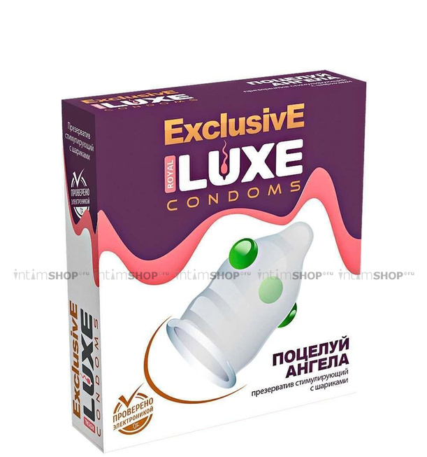 Презерватив Luxe Exclusive Поцелуй ангела с точками, 1 шт