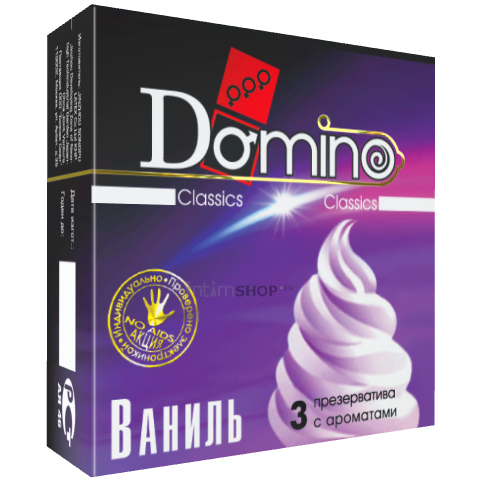 Презервативы Domino аромат ваниль, 3 шт - фото 1
