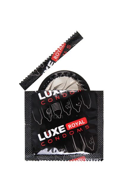 Презервативы Luxe Royal Black Collection черные, 3шт - фото 6