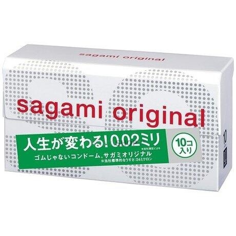 Полиуретановые презервативы Sagami Original 0.02, 10шт - фото 1