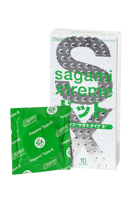 Латексные презервативы с точками Sagami Xtreme Type-E, 10шт - фото 5
