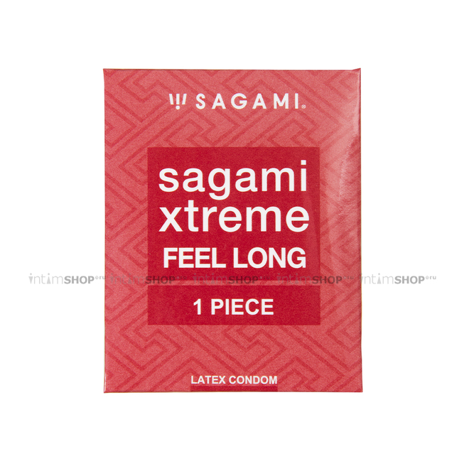 Презервативы ультрапрочные Sagami Feel Long, 1шт