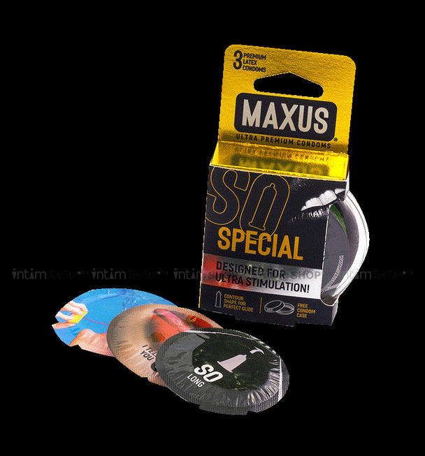 Презервативы точечно-ребристые Maxus Air Special, 3 шт - фото 3