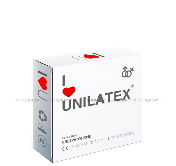 Презервативы Unilatex Ultra Thin №3 ультратонкие