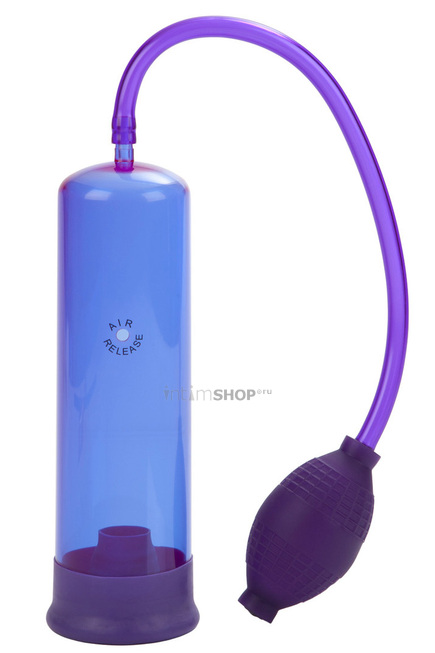 Вакуумная помпа ручная Calexotics Optimum Series EZ Pump, фиолетовая - фото 1