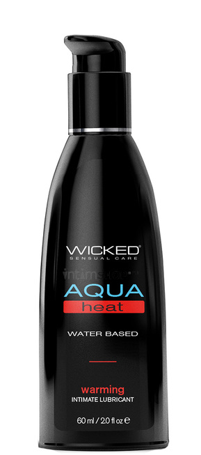 

Разогревающий лубрикант Wicked Aqua Heat на водной основе, 60 мл